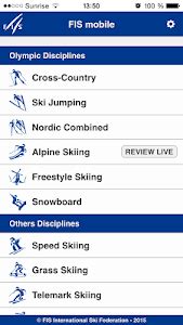 fis ski live timing|Live.